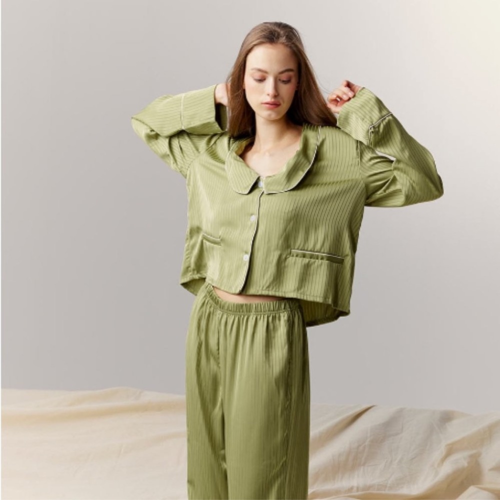 NAP Green Lazy Cat Lounge Top